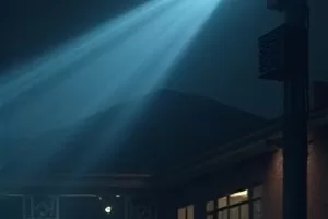 《候鸟之约》横版剧照，滩涂上成群的候鸟振翅起飞